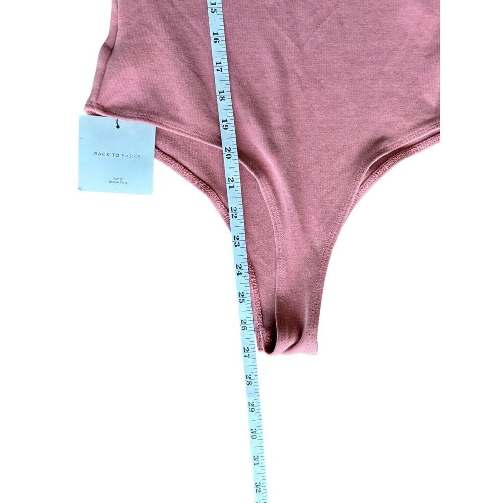 Shein Women's Rose Pink Cold Shoulder Body Suit - Picture 5 of 6